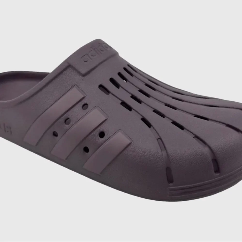 Adidas Adilette Clog Preloved Fig Mens Slip On Slides Sz 12/13 unisex NWT